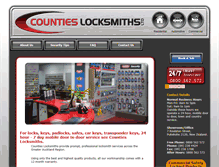 Tablet Screenshot of countieslocksmiths.co.nz